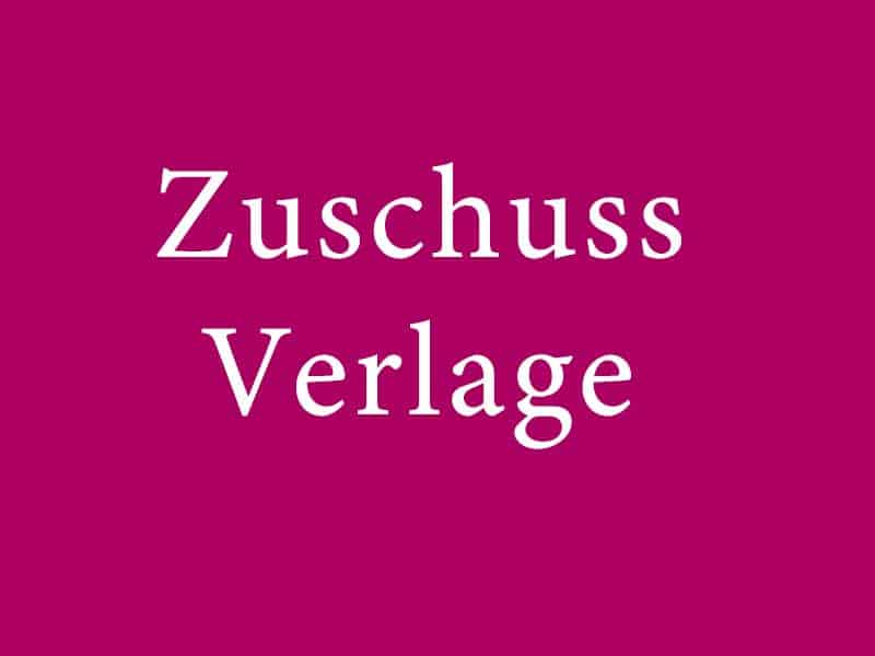 zuschussverlage
