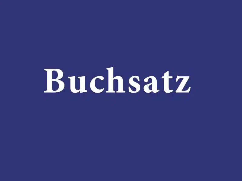 buchsatz