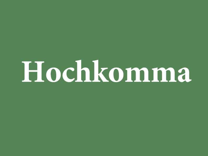 hochkomma