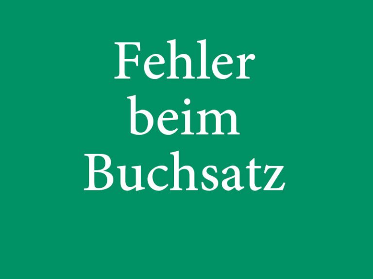 buchsatz