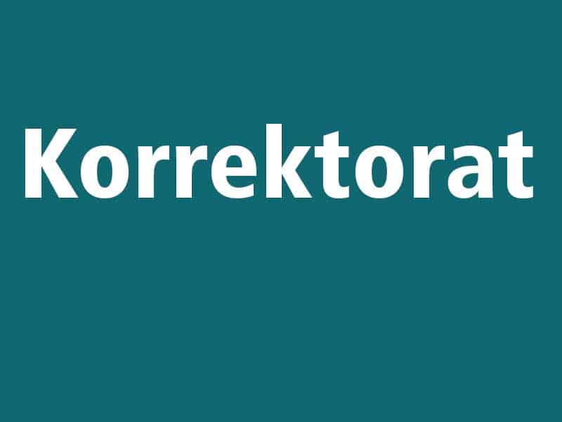 korrektorat