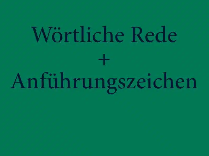 anfuehrungszeichen