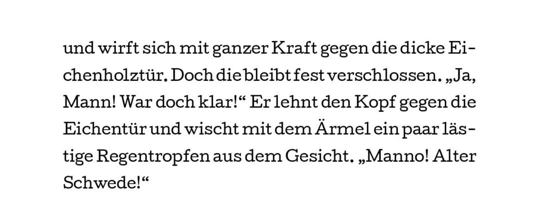 Buchinhalt und manuelle Bearbeitung 9 Edition Blaes Buchsatz unbearbeitet