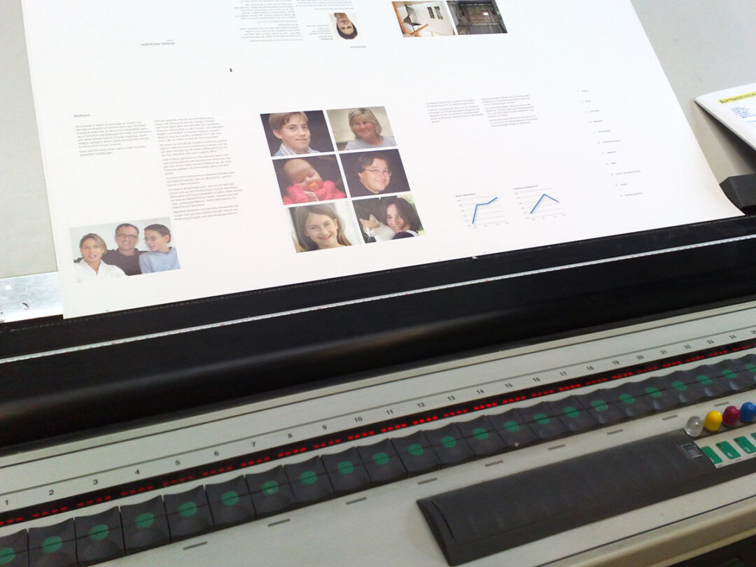 Die Technik des Offsetdrucks 9 Edition Blaes Druckmaschine farbtest 1