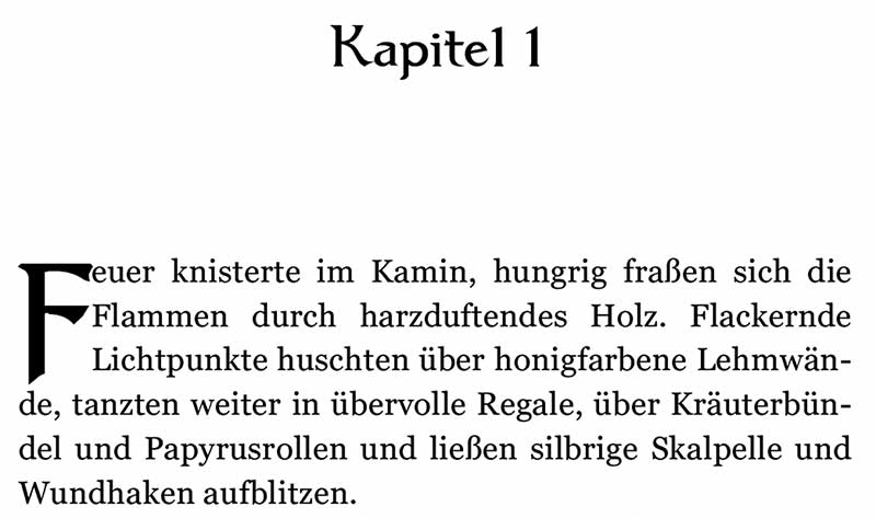 haengende initiale