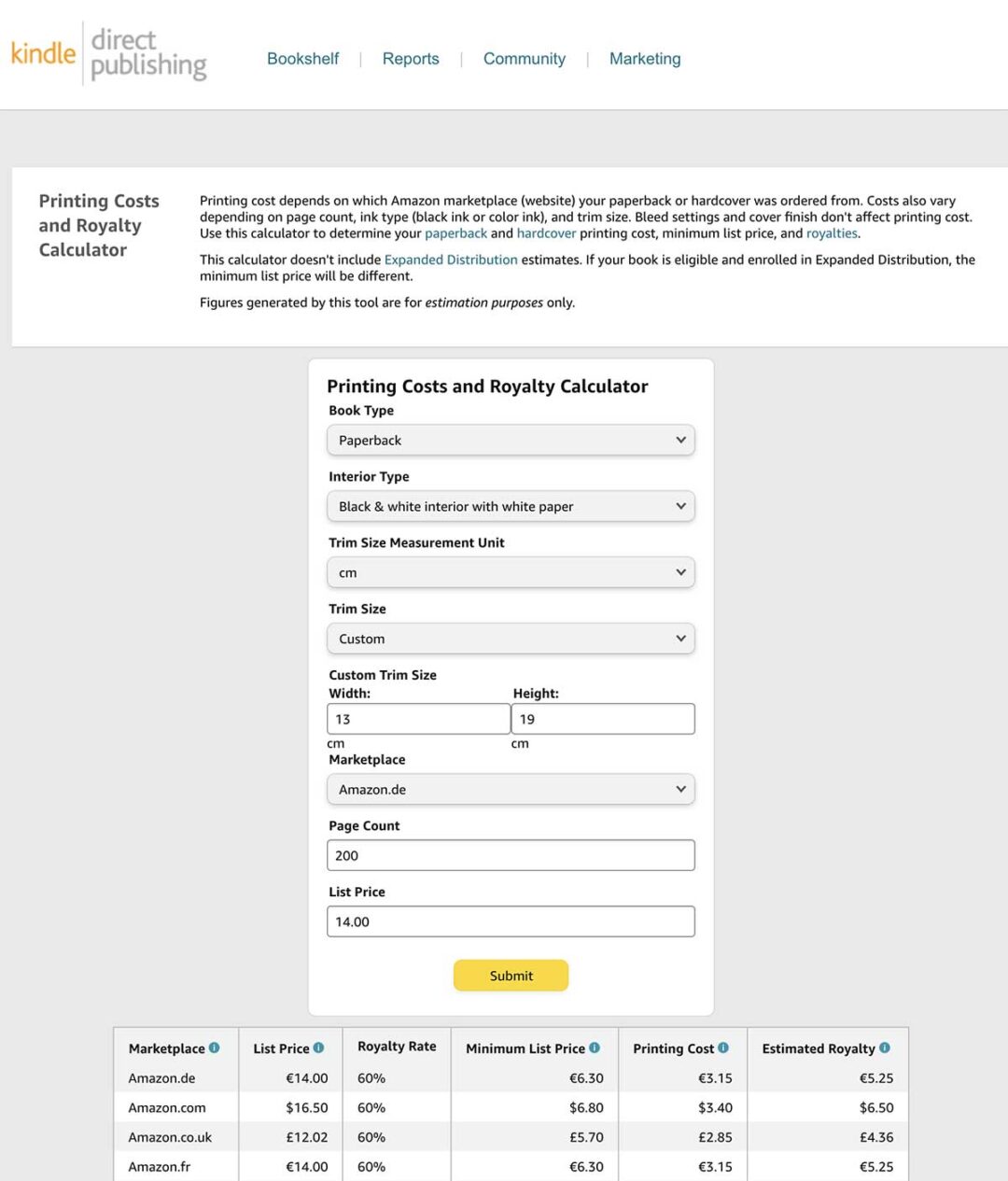 Amazon Tantiemenrechner 3 Edition Blaes Amazon Tantieme