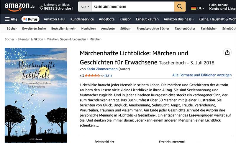 Produktbeschreibung bei Amazon 2 Edition Blaes Produktbeschreibung
