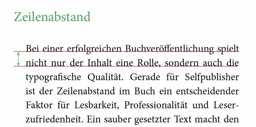 Zeilenabstand