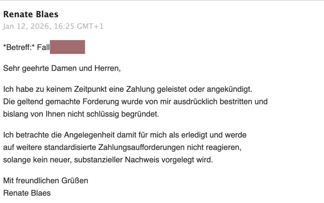 Meine Erfahrung mit einer »Berechtigungsanfrage« von Copytrack 19 Edition Blaes an Copytrack 12 1 26