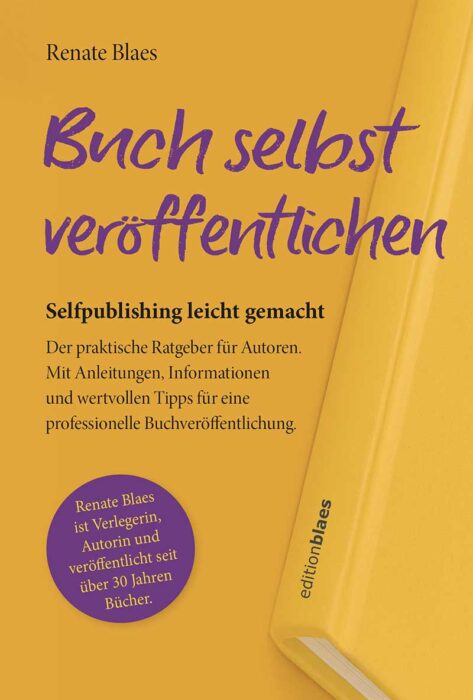 Buch selbst veröffentlichen 6 Edition Blaes Titelseite-Autorenratgeber