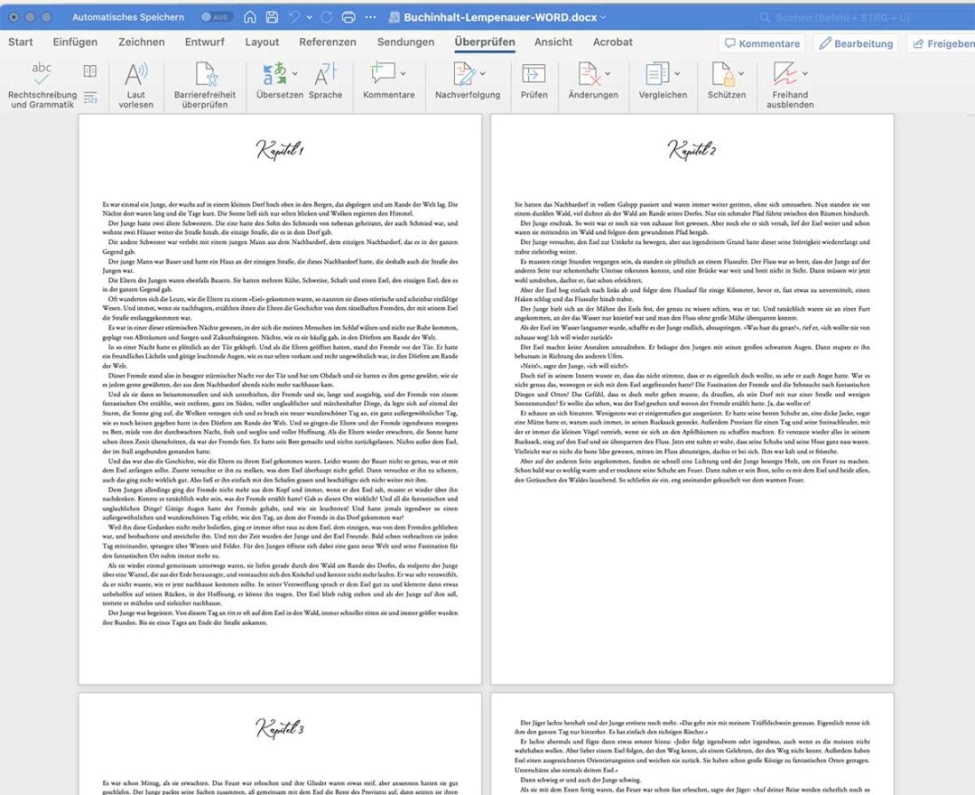 Buchdruck: WORD-Datei oder PDF? 2 Edition Blaes word datei